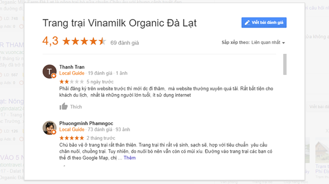 Đánh gia trang trại bò sữa Vinamilk Organic Đà Lạt