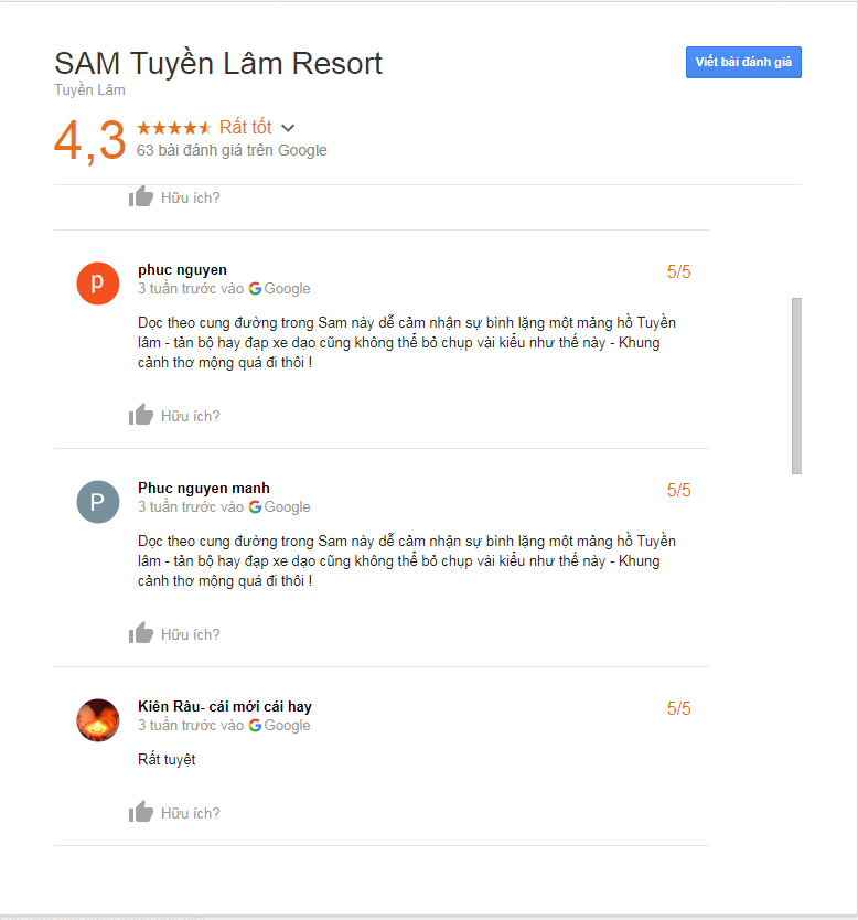 Đánh giá sam tuyền Lâm Đà Lạt