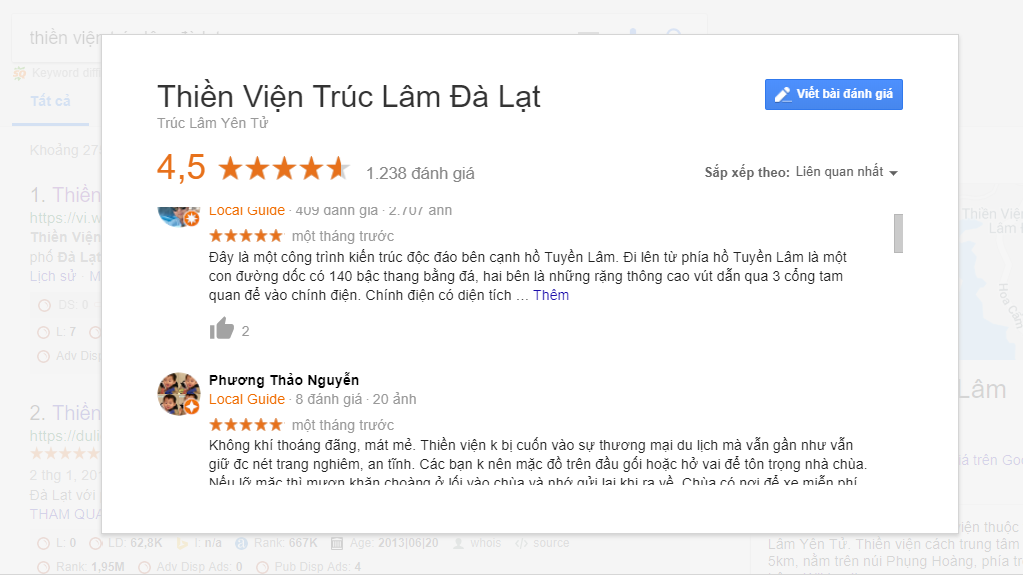 Đánh giá Thiền Viện Trúc Lâm Đà Lạt