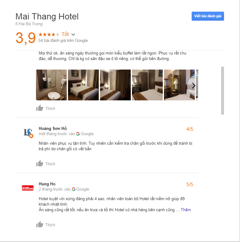 Đánh giá khách sạn Mai Thắng Đà Lạt