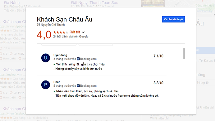 Review khách sạn Châu Âu Đà Lạt