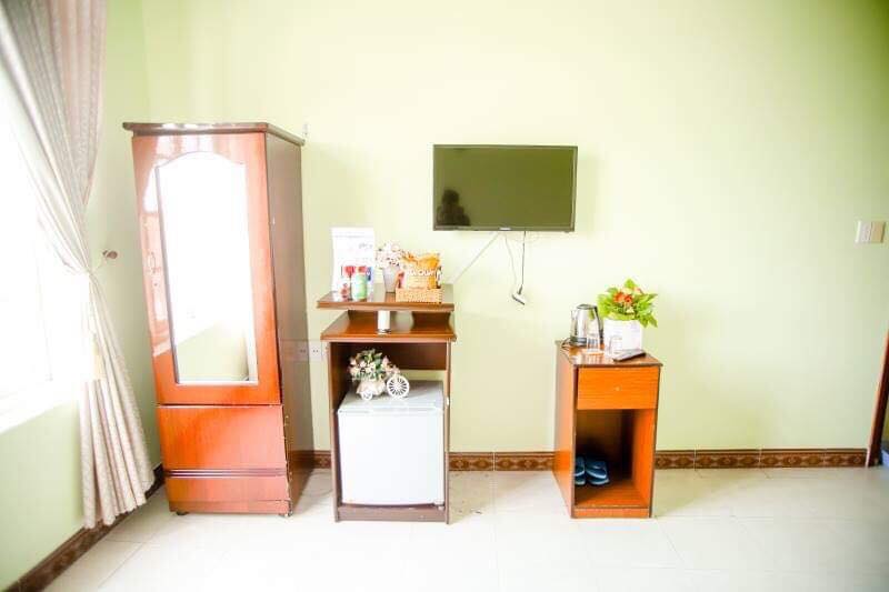 Phòng 2 giường khách sạn ngôi nhà thân thiện