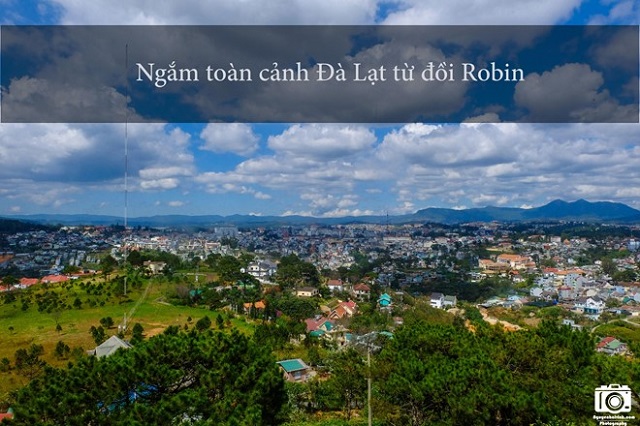 đường đi cáp treo Đà Lạt đồi Robim