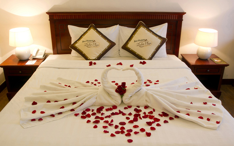 phòng deluxe khách sạn Dalat Plaza