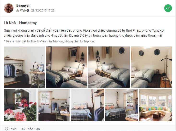 Review Là Nhà homestay