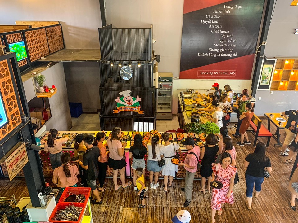 buffet ăn vặt