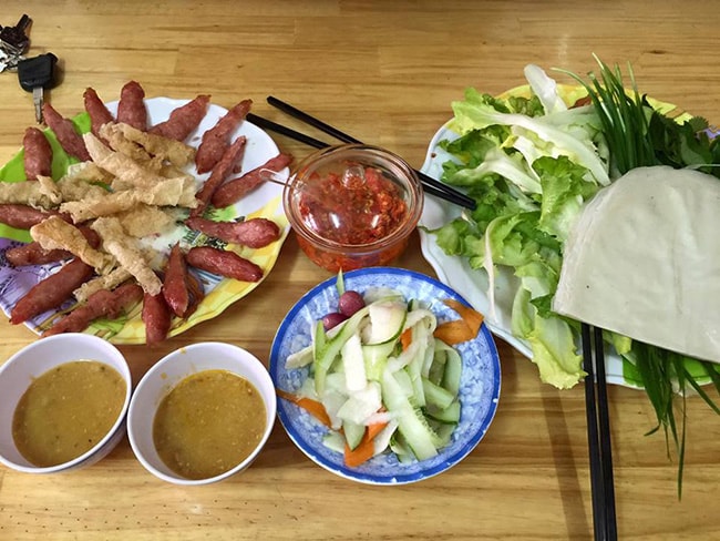 Nem nướng Út Huệ Đà Lạt
