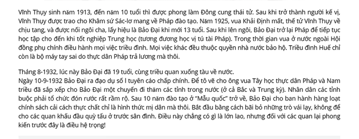 Tiểu sự vua Bảo Đại