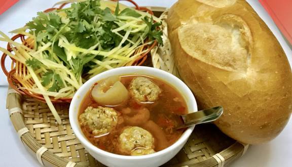 cách làm bánh mì xíu mại