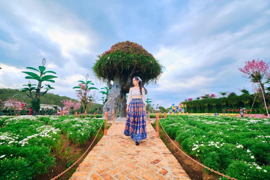 ảnh chụp ở fresh garden