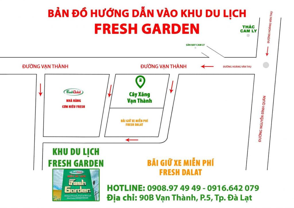 đường đi fresh garden