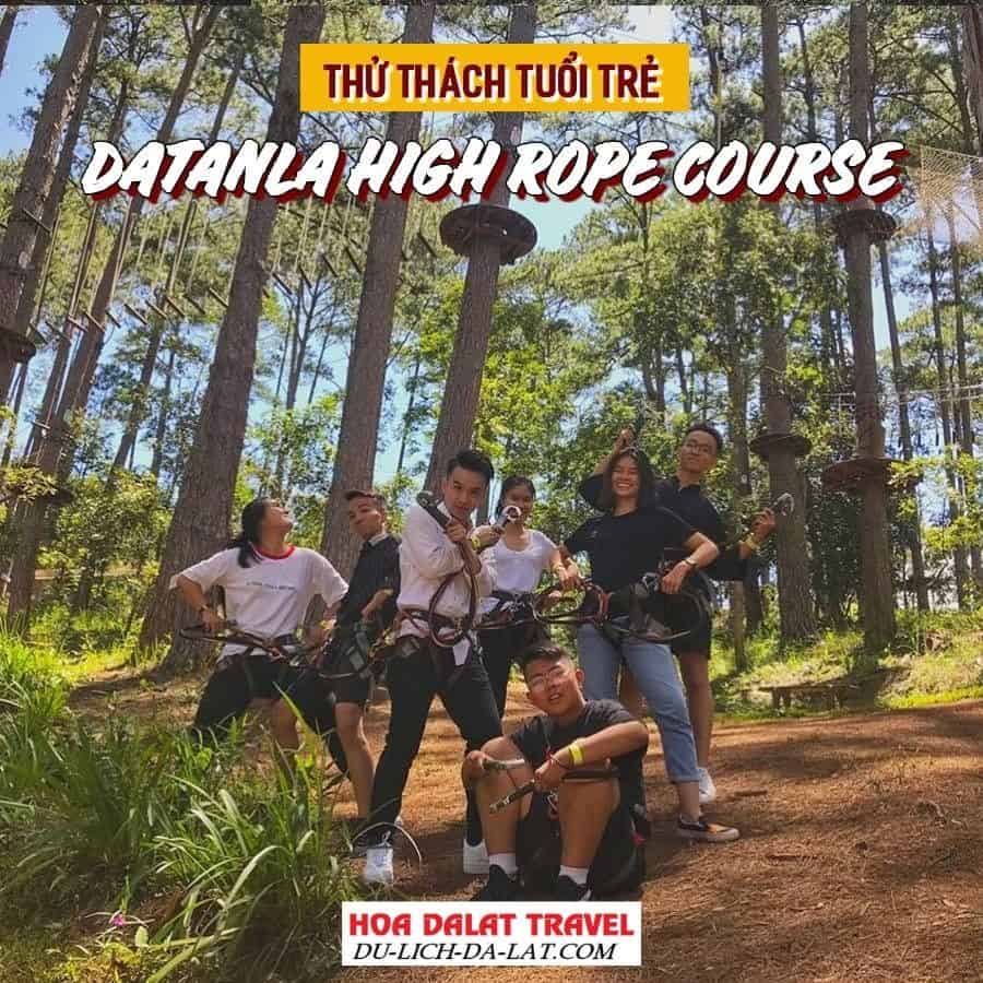 Hành trình đu dây trên cao ở thác Dantala