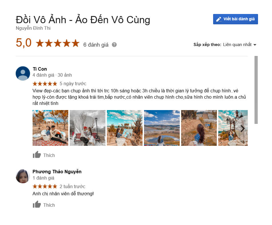 review đồi vô ảnh đà lạt