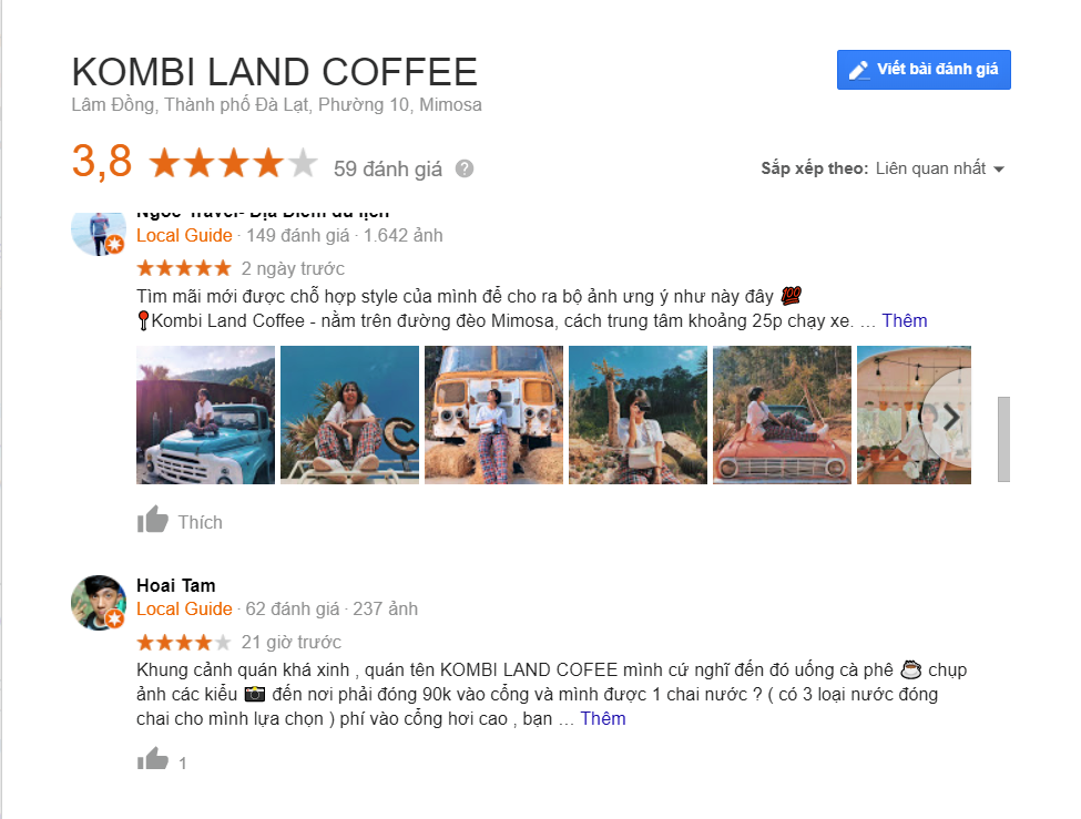 Review kombi land Đà Lạt