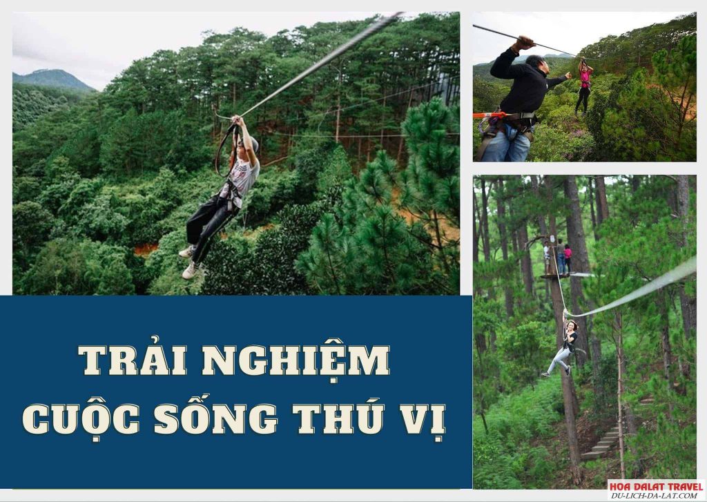 trò chơi trên cao ở thác