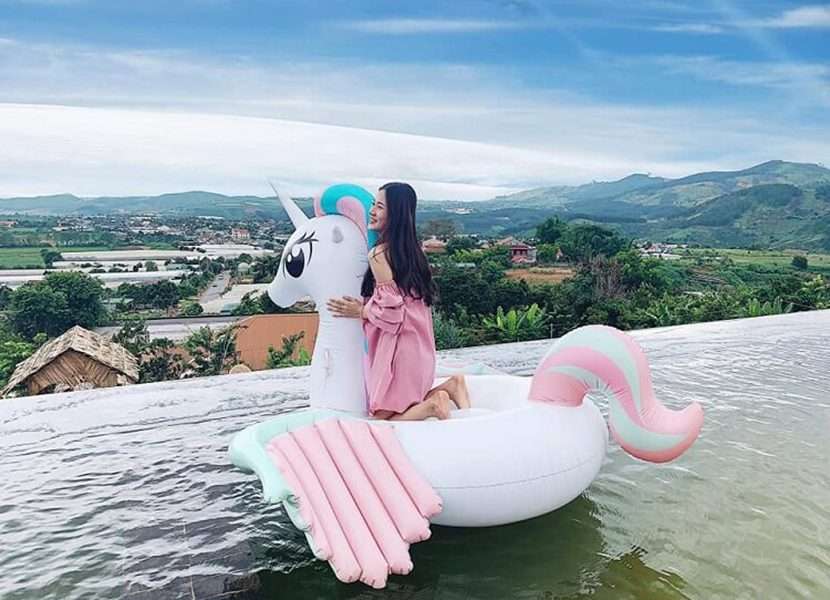 hồ trên mây ở Đà Lạt