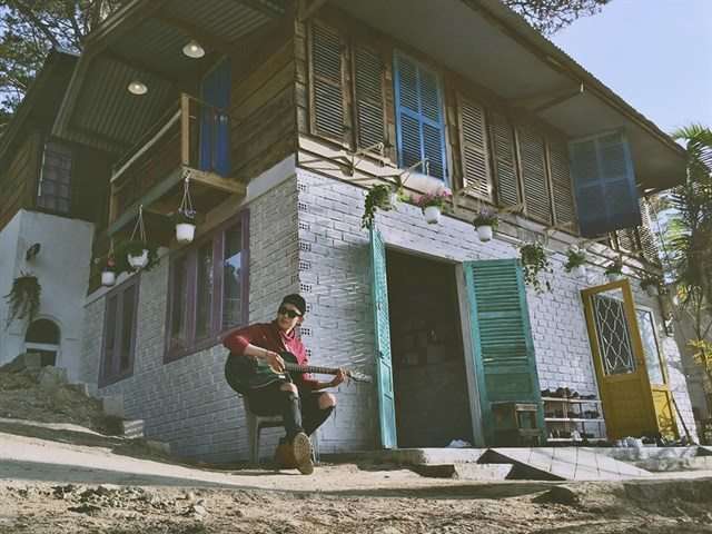 Không gian yen tỉnh ở homestay Le Bleu Đà Lạt