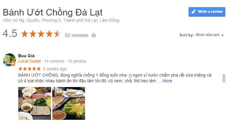 review món bánh ướt xếp chồng