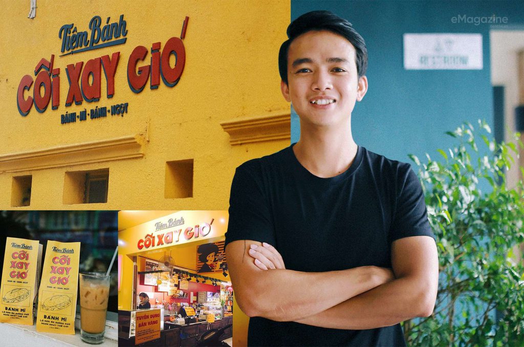 ông chủ tiệm bánh cối xây gió