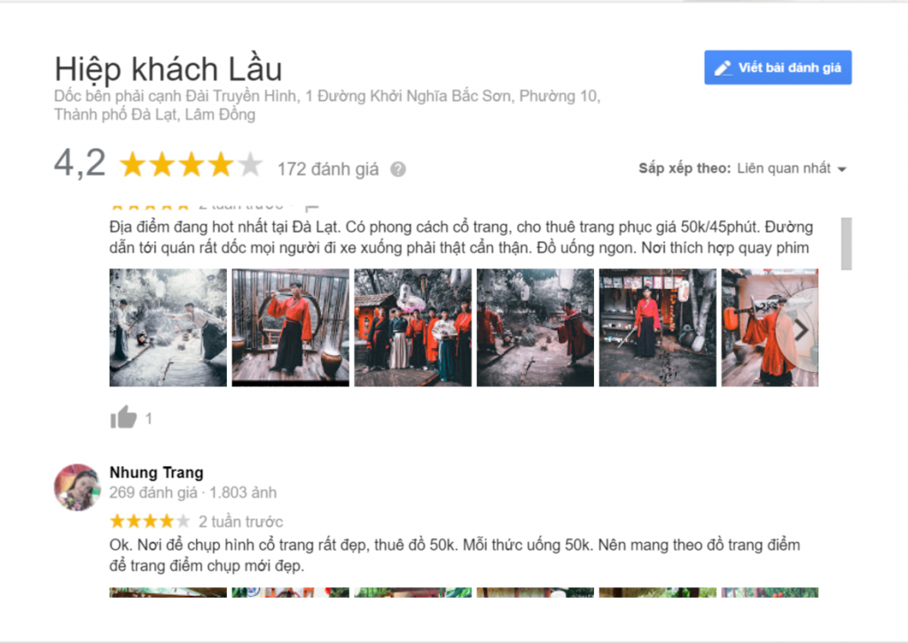 Review hiệp khách lầu