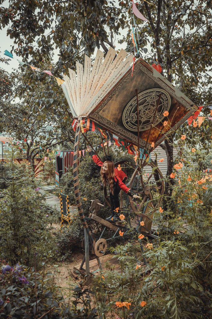 ảnh chụp ở gánh xiếc Đà Lạt