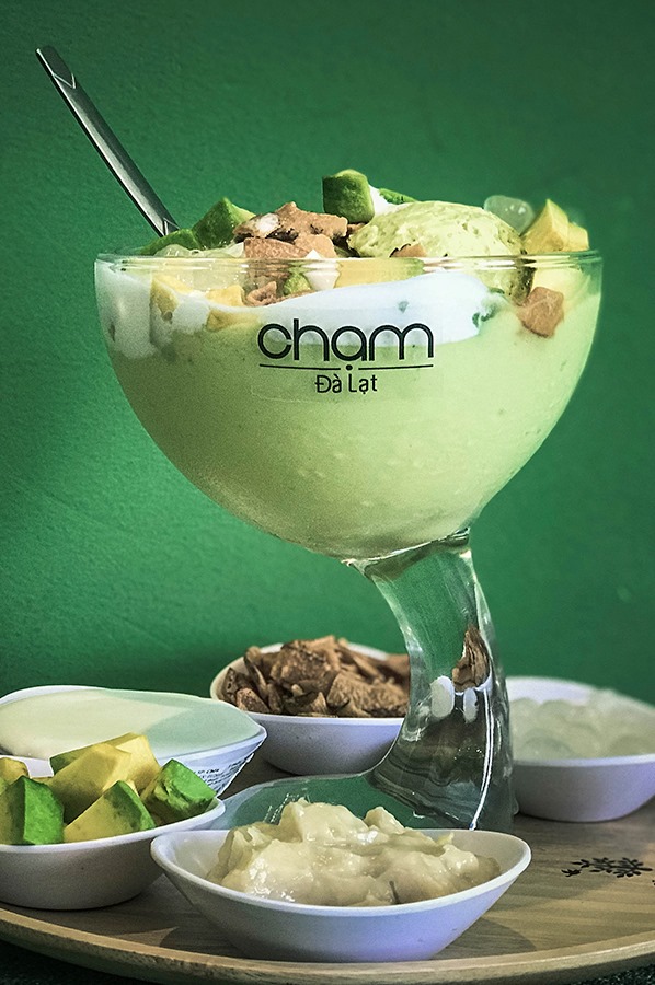 Chạm kem bơ & cafe Đà Lạt