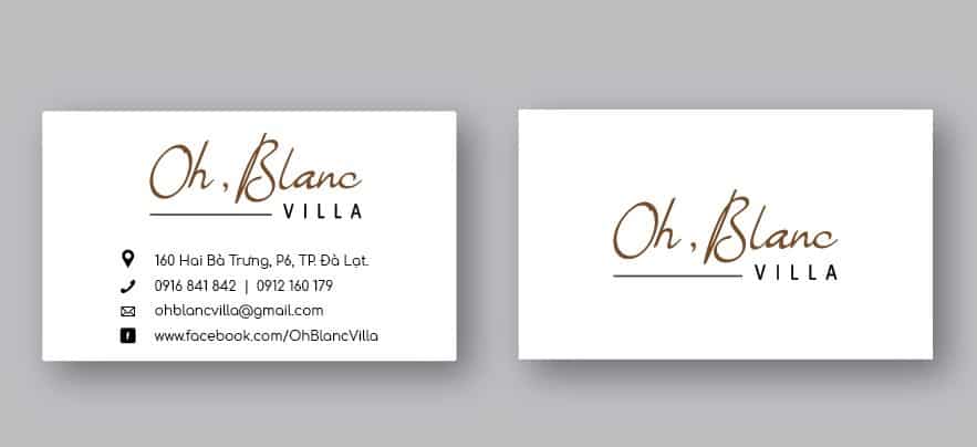 Địa chỉ Oh, blanc villa