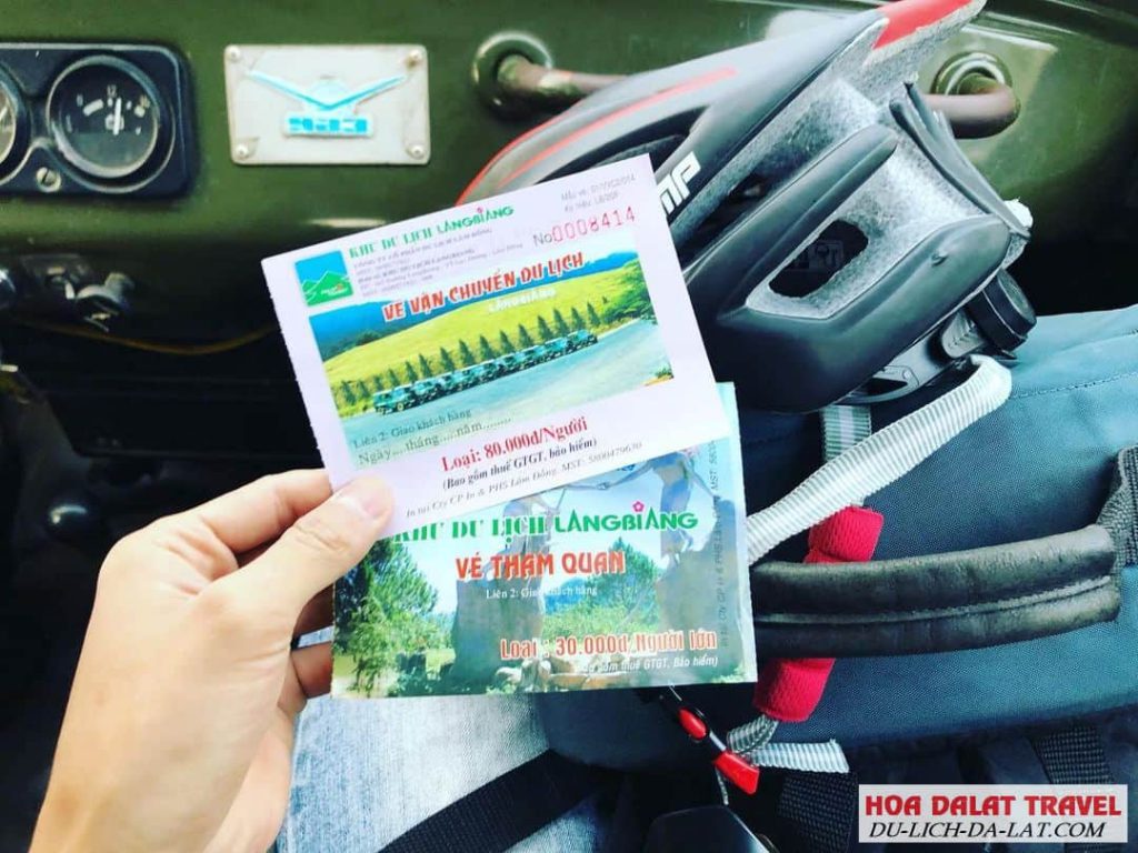 giá vé tham quan khu du lịch Langbiang