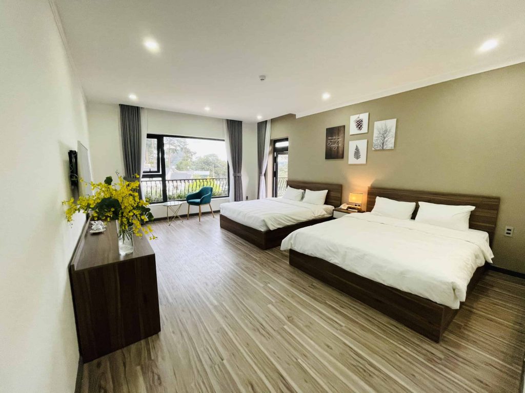 Phòng đôi tại Memory Inn Dalat