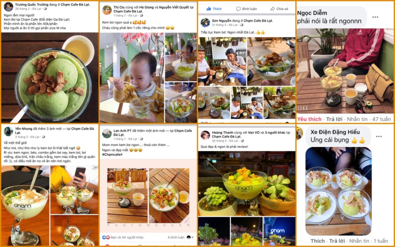 review của khách hàng về chạm kem bơ