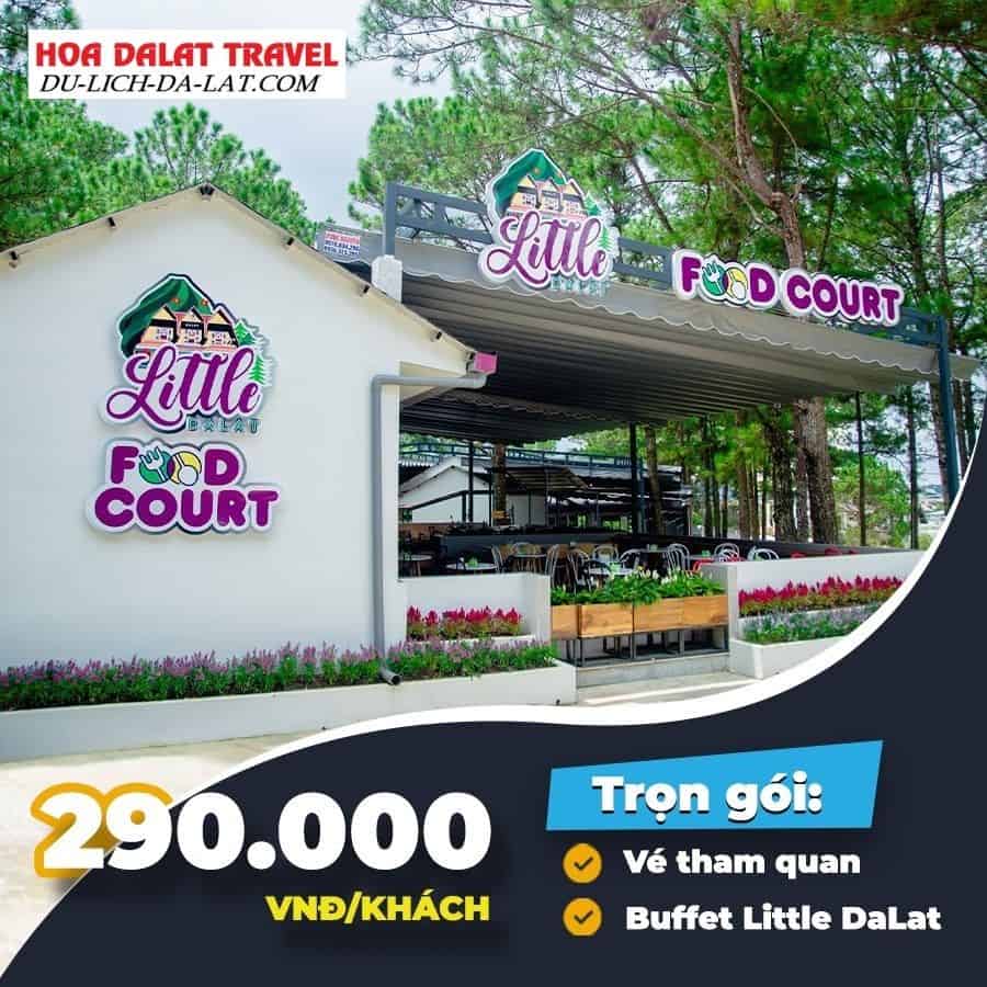 vé Thung Lũng Tình Yêu có buffet