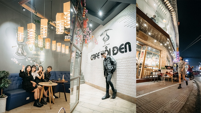 Check in quán cafe Tỏi Đen