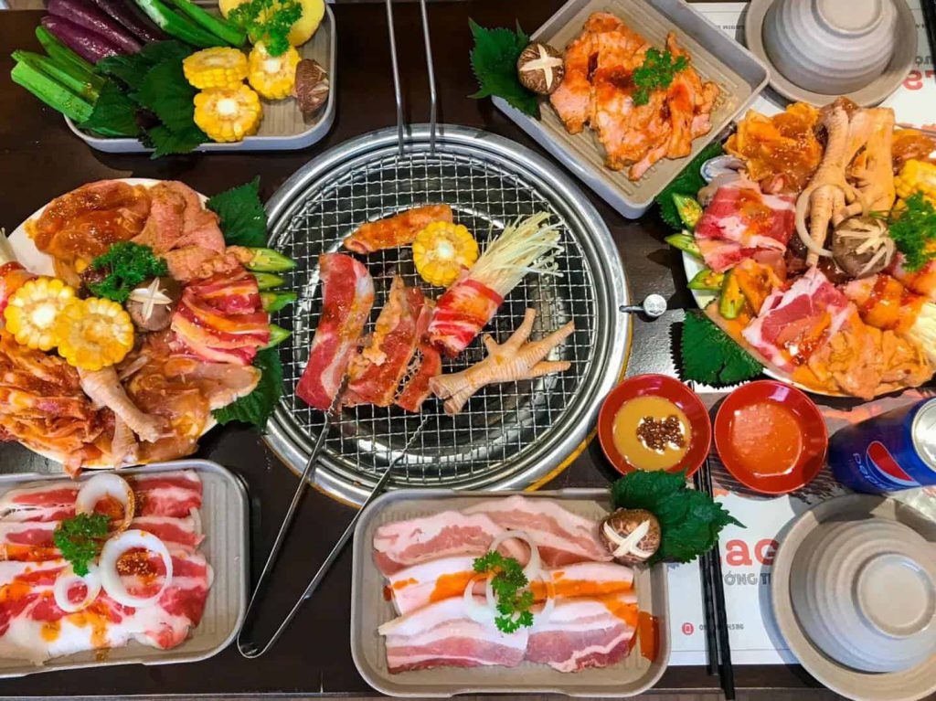 Buffet nậm nướng dồi sụn xàm