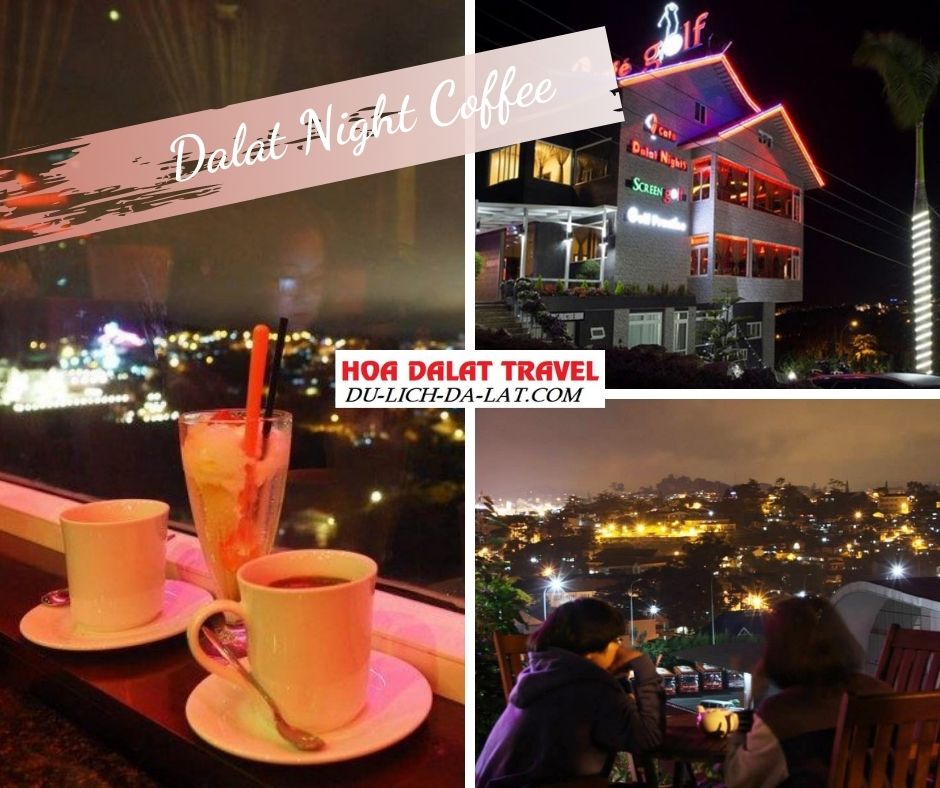 Quán cafe Dalat night