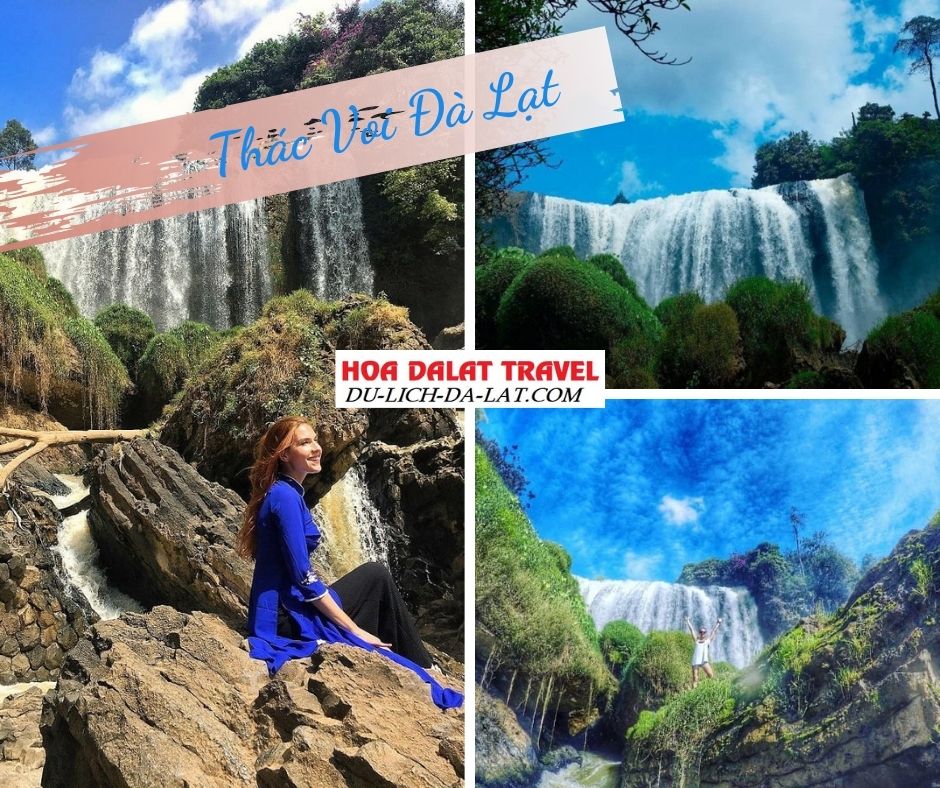 Thác voi ở Đà Lạt