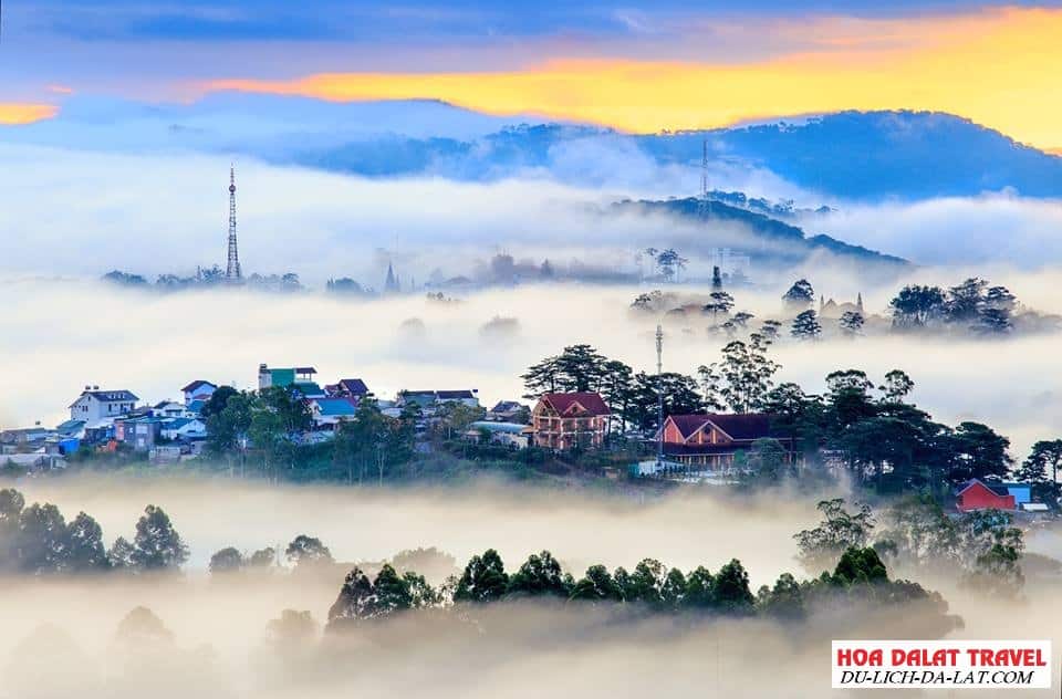 Cảnh săn mây ở Đà Lạt