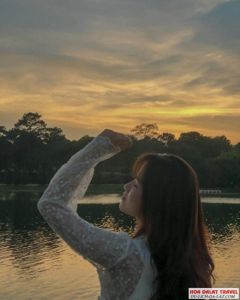 Hình ảnh hồ Xuân Hương - checkin bởi du khách