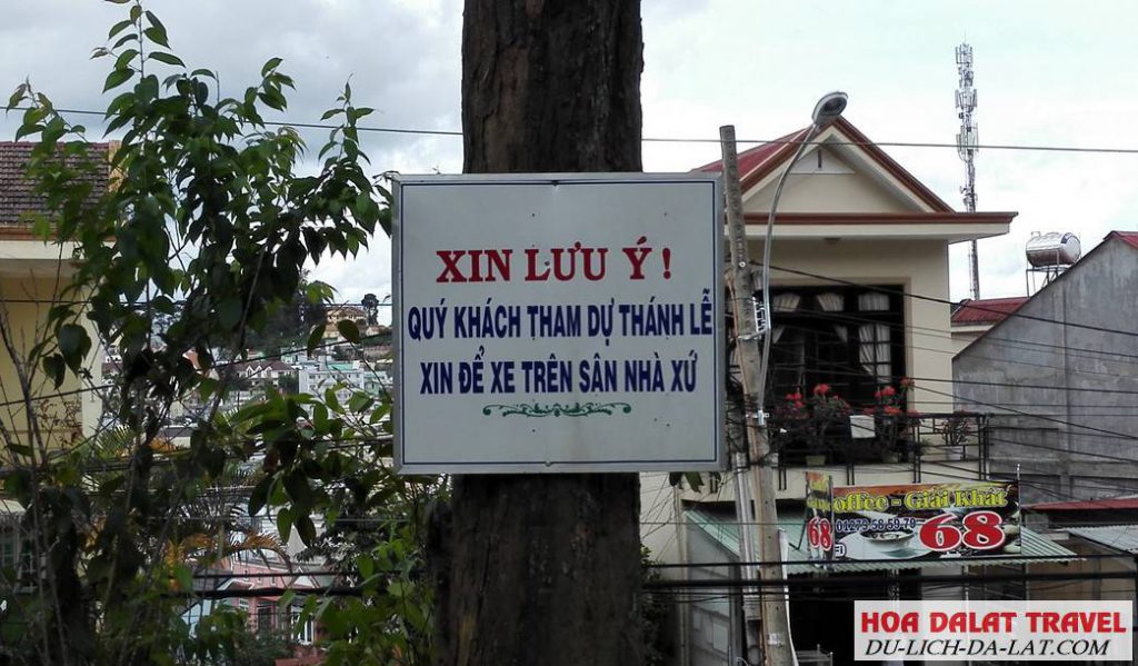 Những lưu ý khi tham quan nhà thờ Domaine De Marie Đà Lạt