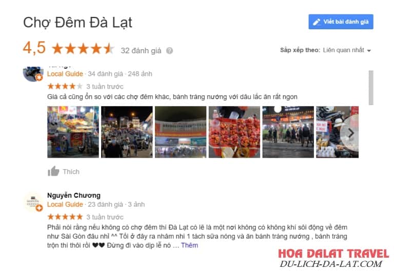 Review chợ Đà Lạt