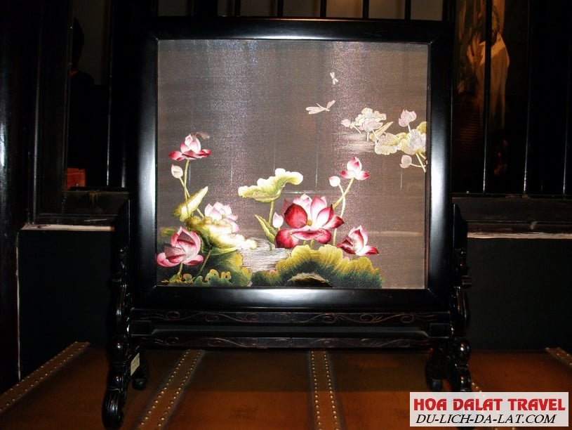 Tranh thêu XQ Sử Quán- tranh thêu tay