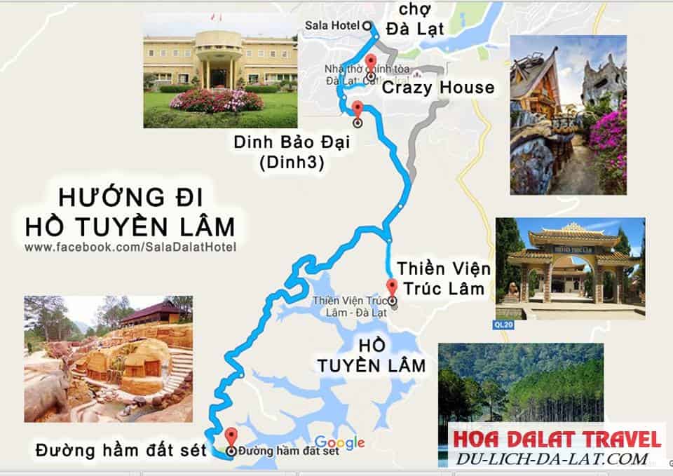 Đường đi Dinh Bảo Đại
