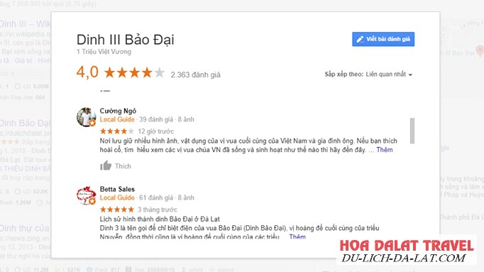 Review dinh bảo đại