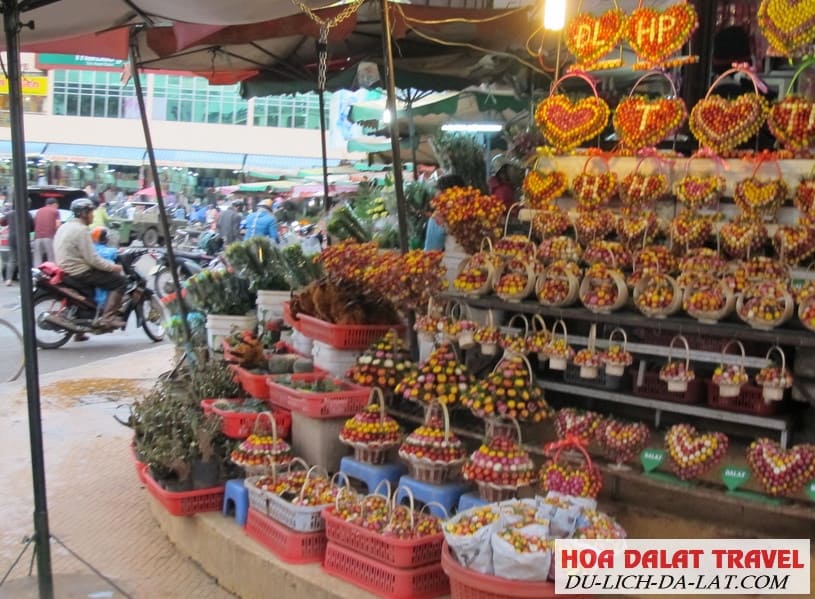 Các loại rau củ quả tươi chợ Đà Lạt