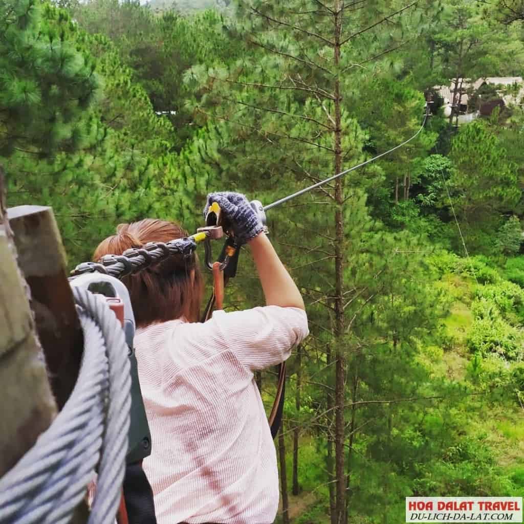 Địa chỉ chơi Zipline ở Đà Lạt