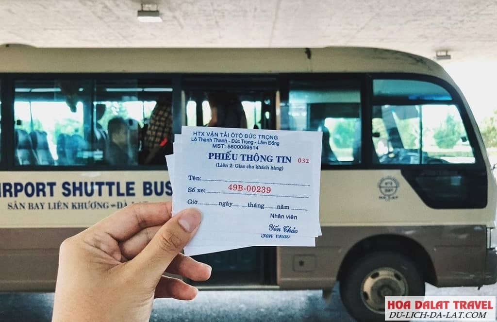 Phương tiện di chuyển đến sân bay Liên Khương