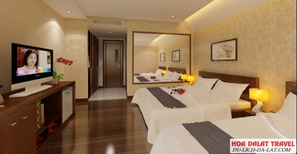 Tiện nghi trong phòng khách sạn Phố Núi