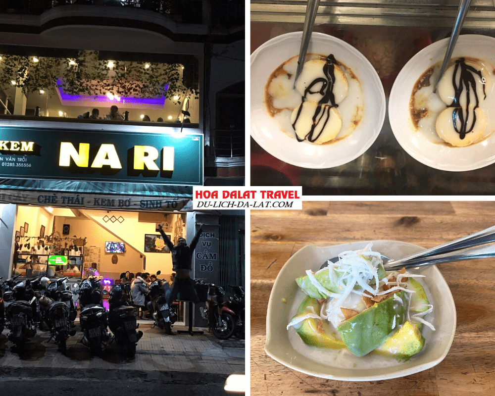 Kem bơ nari Đà Lạt