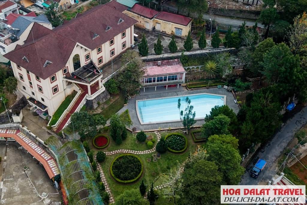 Biệt thự Bạch Ngọc từ trên cao