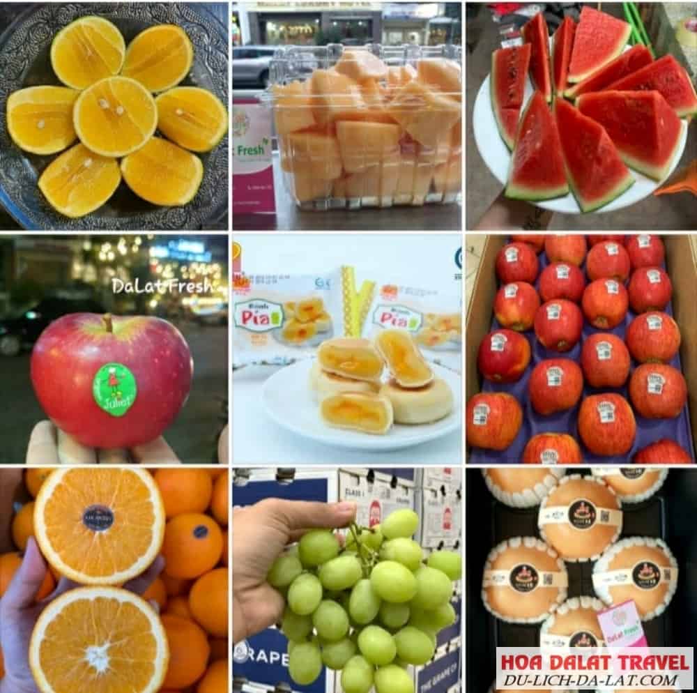 Trái cây ở Dalat Fresh
