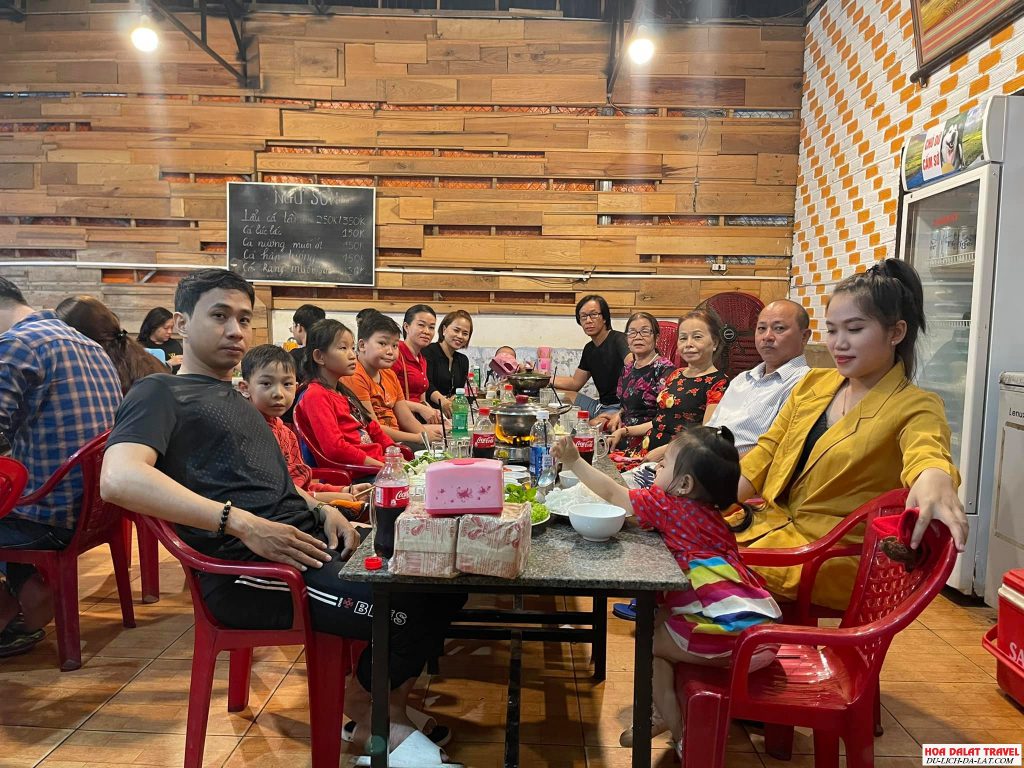 Lẩu cá tầm Ngư Sơn ở Đà Lạt